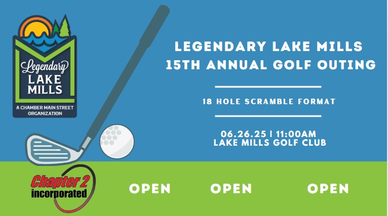 Legendary Lake Mills Golf Outing Cover 25