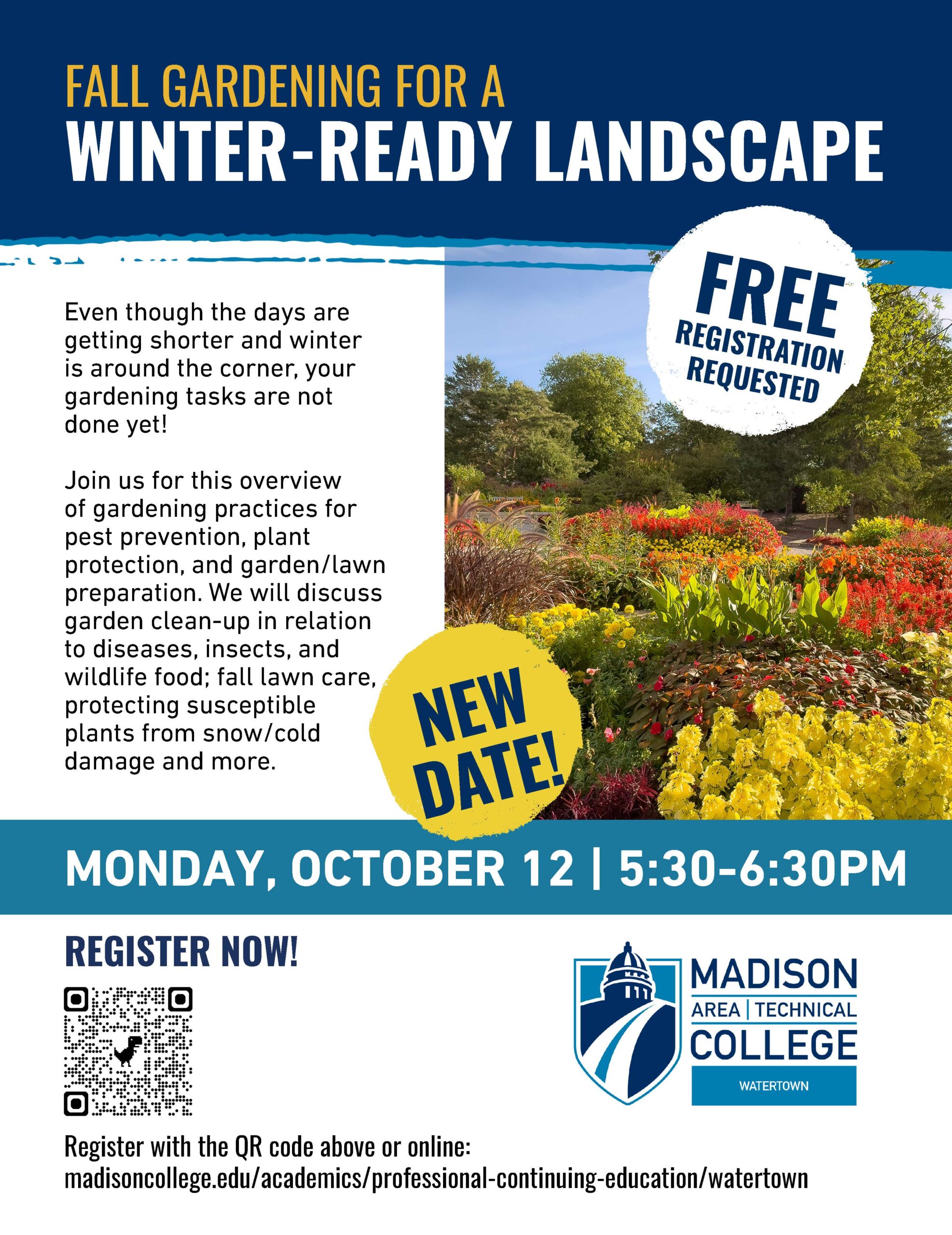 FREE: Fall Gardening & Winter Prep | Madison College – Watertown