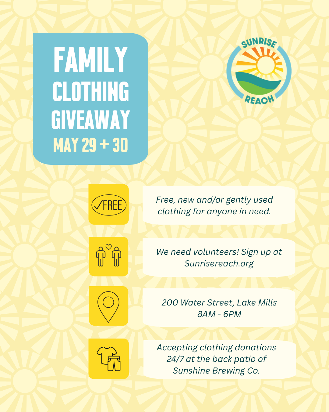 Family Clothing Giveaway
