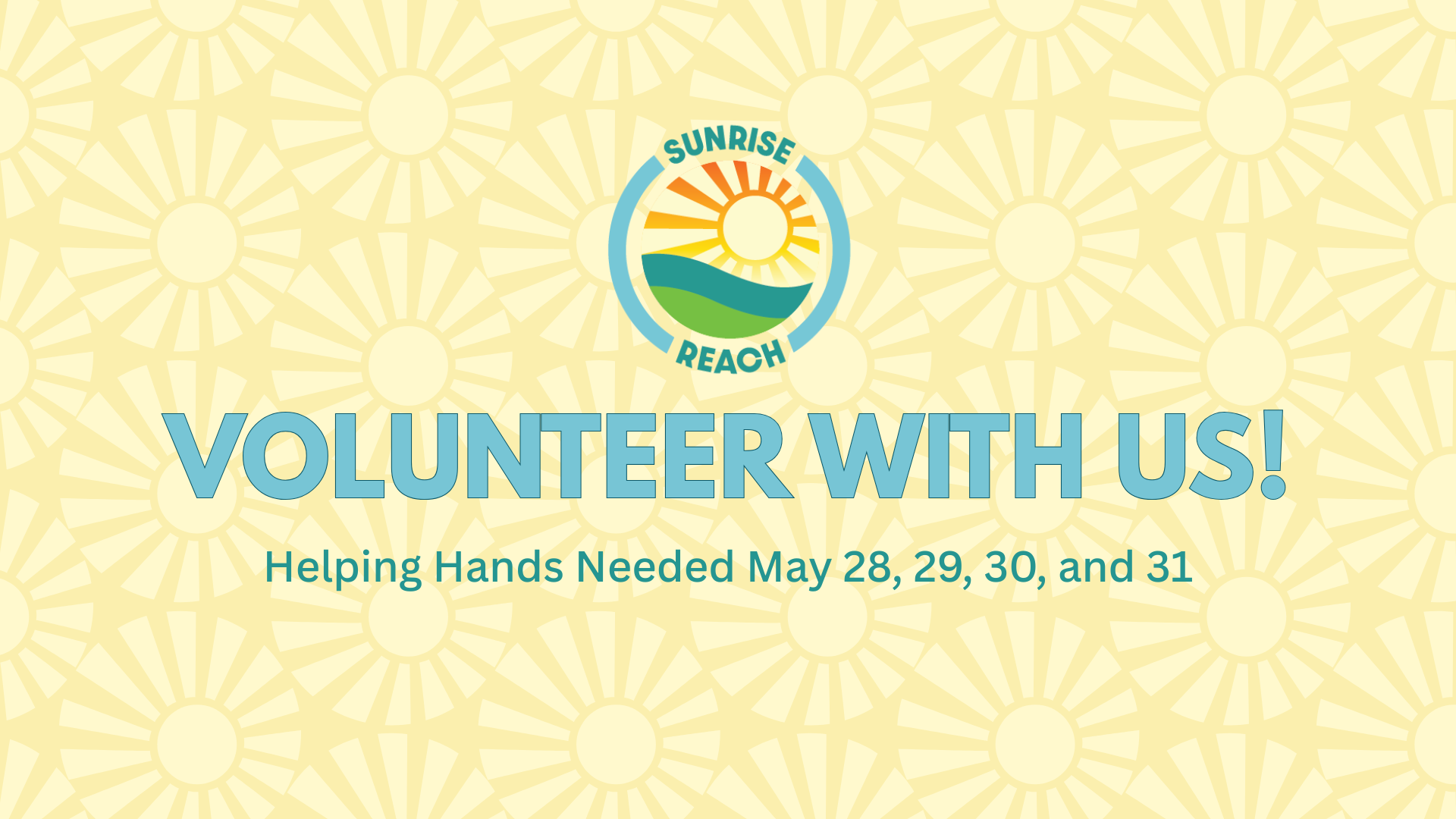 Volunteer’s Needed – Family Clothing Giveaway